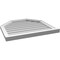 Ekena Millwork Octagonal Top Surface Mount PVC Gable Vent w/ 2"W x 2"P Brickmould Sill Frame, 28"W x 26"H GVPOT28X2603SN - alternate 5